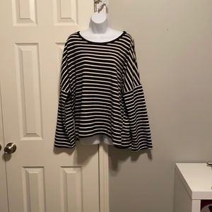 Long Sleeve Striped Tee